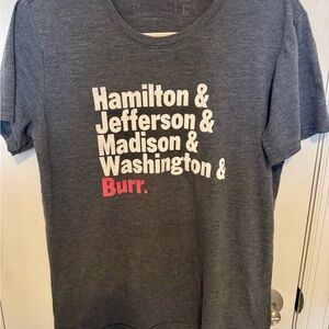 Original Hamilton Musical Gray T-Shirt